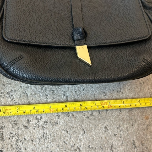 Foley + Corina NWOT leather Black and Gold Crossbody Bag - Picture 14 of 16